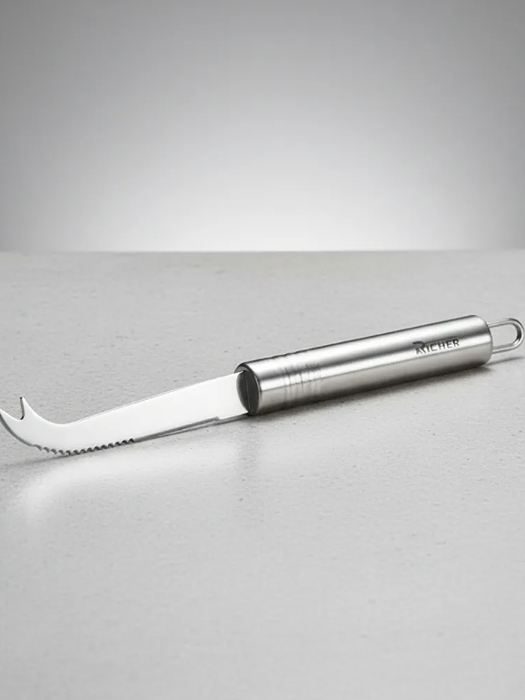 Cuchillo Para Queso Richer Acero Inoxidable Multiuso 22.5cm 6
