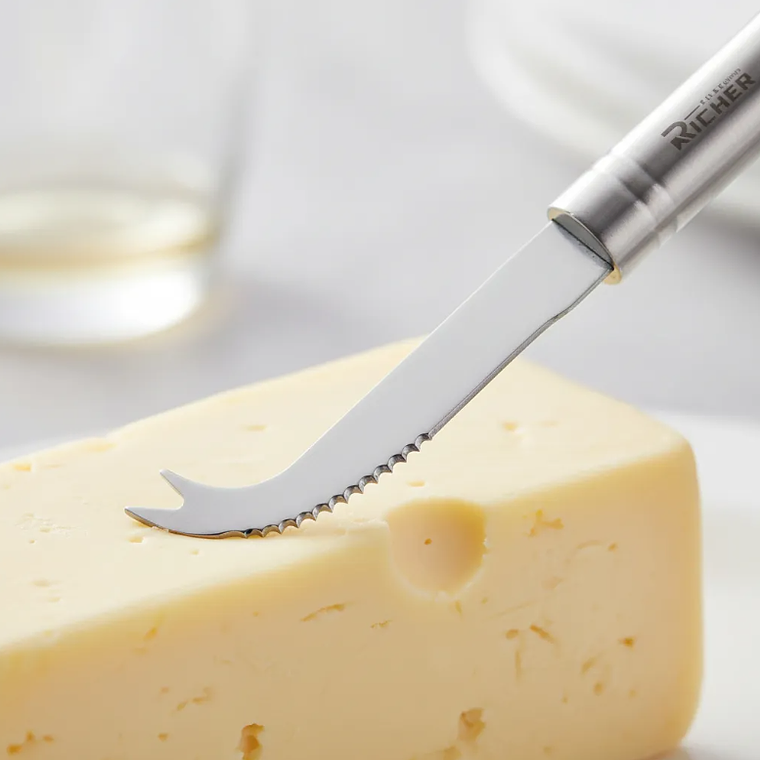 Cuchillo Para Queso Richer Acero Inoxidable Multiuso 22.5cm 3