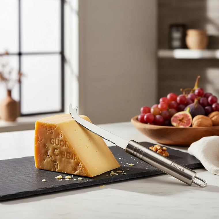 Cuchillo Para Queso Richer Acero Inoxidable Multiuso 22.5cm 4