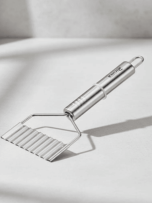  Cortador de papas ondulado acero inoxidable