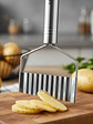  Cortador de papas ondulado acero inoxidable - Miniatura 7