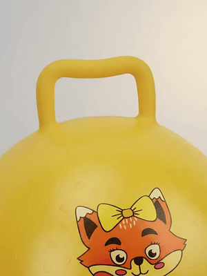 Pelota Saltarína Canguro Inflable Juguete Para Niños 25cm