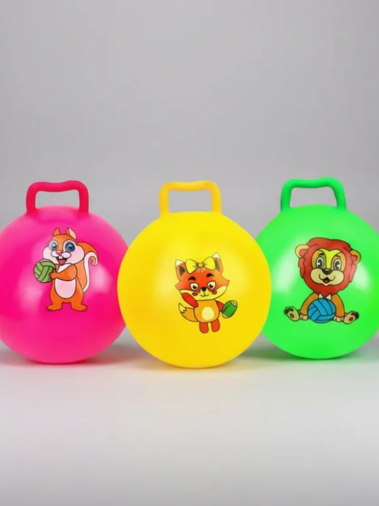Pelota Saltarína Canguro Inflable Juguete Para Niños 25cm 3