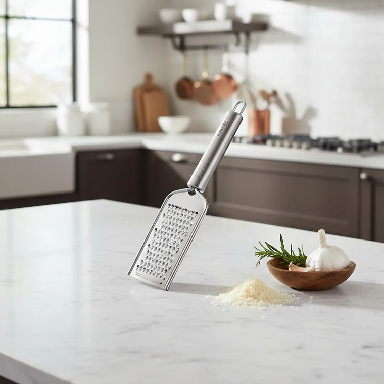 Rallador de mano acero inoxidable 24cm para cocina 8