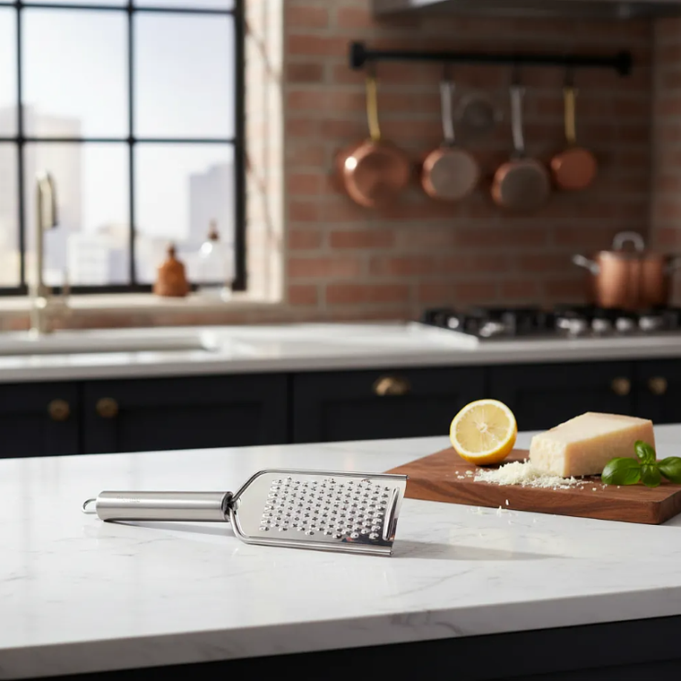 Rallador de mano acero inoxidable 24cm para cocina 5