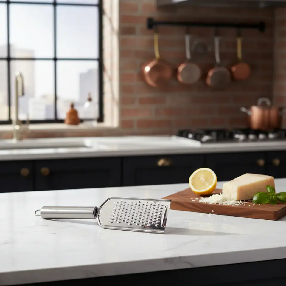 Rallador de mano acero inoxidable 24cm para cocina 5