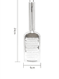 Rallador de mano acero inoxidable 24cm para cocina - Miniatura 3