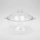 Ensaladera Bowl Acrílico Transparente Con Tapa - Miniatura 2
