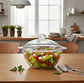 Ensaladera Bowl Acrílico Transparente Con Tapa - Miniatura 6