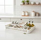 Set  Bandejas Organizadoras Plásticas Multiuso Blancas - Miniatura 6