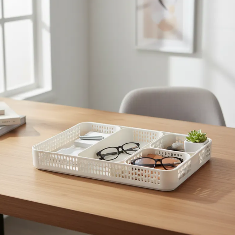 Set Organizador De Cajón Cubertero Plástico Modular 5 Piezas 5