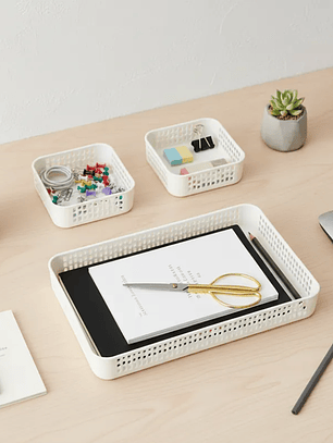 Set Organizador De Cajón Cubertero Plástico Modular 5 Piezas