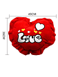 Cojín De Peluche Corazón Love Rojo 49cm Regalo Enamorados - Miniatura 5