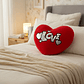 Cojín Peluche Corazón Rojo Love 40x30cm Regalo Enamorados - Miniatura 3