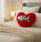Cojín Peluche Corazón Rojo Love 40x30cm Regalo Enamorados - Miniatura 3