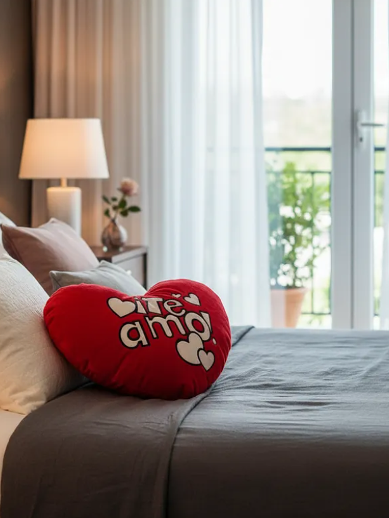 Cojín Peluche Corazón Te Amo 40cm Regalo Día Enamorados 4