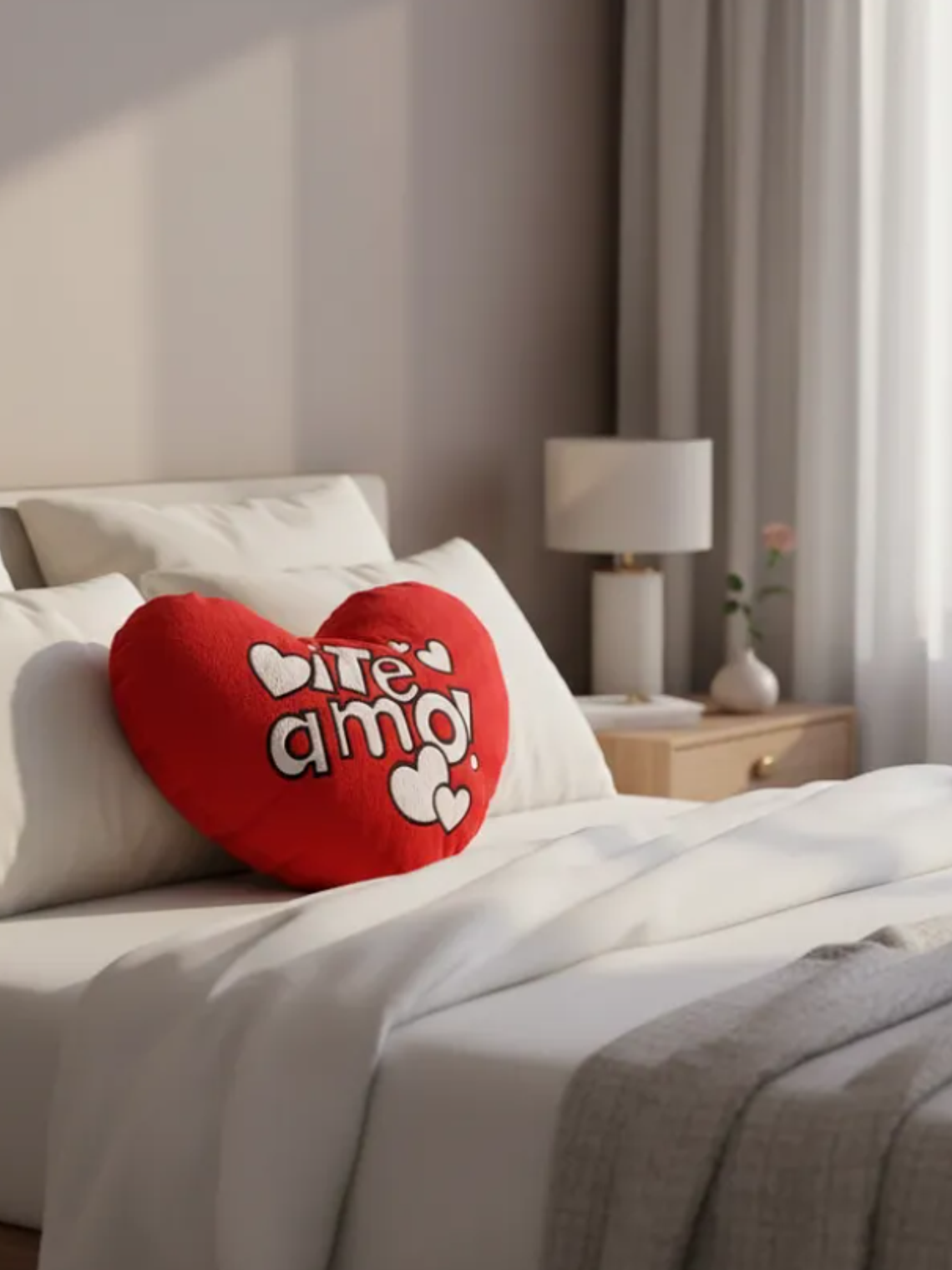 Cojín Peluche Corazón Te Amo 40cm Regalo Día Enamorados 6