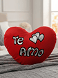 Cojín Peluche Corazón Te Amo Rojo 40cm Regalo Enamorados - Miniatura 1