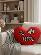 Cojín Peluche Corazón Te Amo Rojo 40cm Regalo Enamorados - Miniatura 5