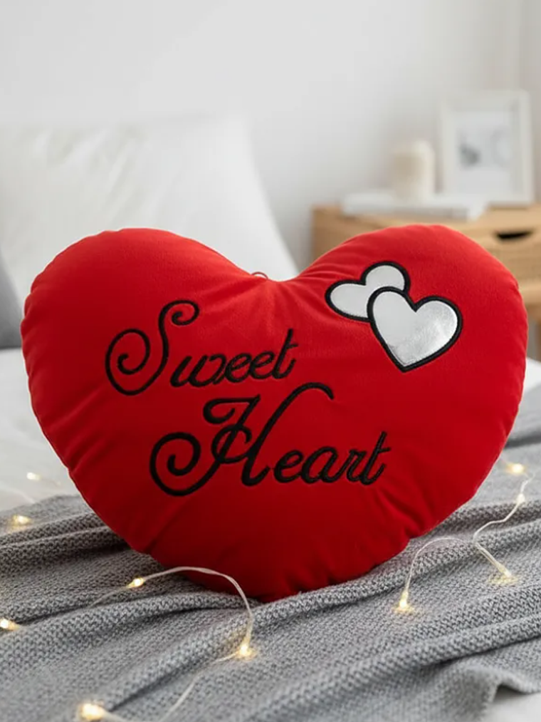 Cojín Corazón Rojo Sweet Heart 40x30cm Regalo Amor 1