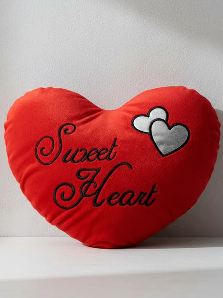 Cojín Corazón Rojo Sweet Heart 40x30cm Regalo Amor 5