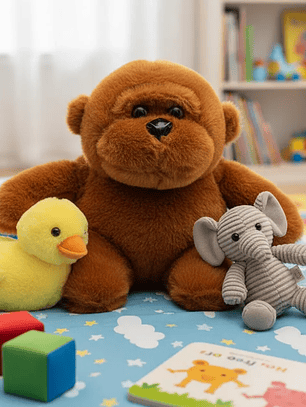 Peluche Gorila De Felpa Juguete Para Niños 23cm