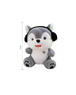 Peluche Perro Husky Con Audífonos 21cm Juguete Suave Regalo - Miniatura 3