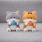 Peluche Gato Kawaii Con Pescado  - Miniatura 6