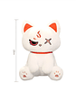 Peluches Gato Kawaii Anime Demonio Angel Blanco Negro - Miniatura 4