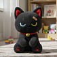Peluches Gato Kawaii Anime Demonio Angel Blanco / Negro - Miniatura 7