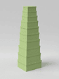 Set 10 Cajas De Regalo Verdes Rectangulares Varios Tamaños - Miniatura 5