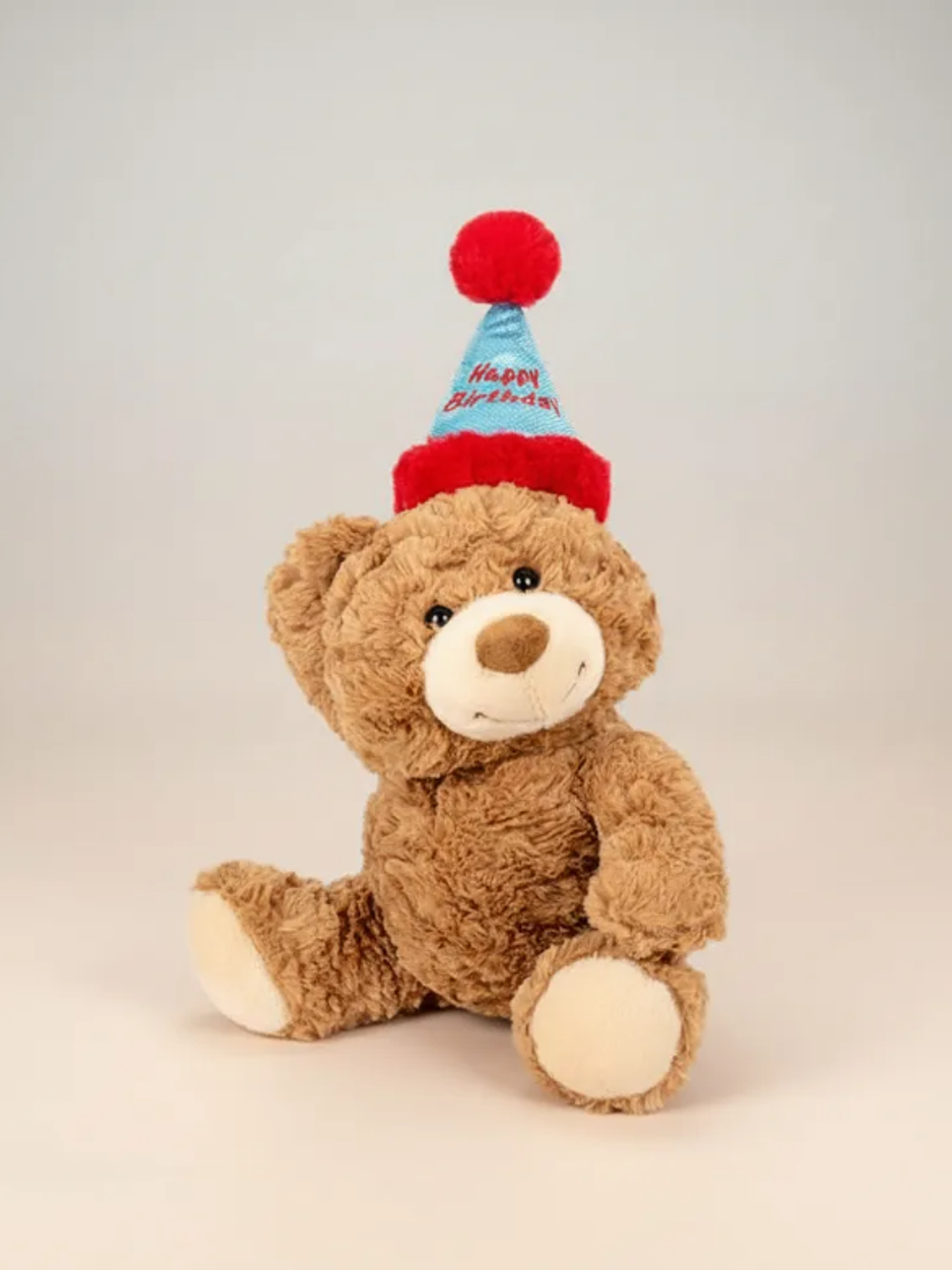 Oso De Peluche Con Gorro Feliz Cumpleaños 35 Cm Regalo 2