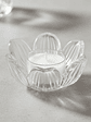 Portavelas De Vidrio Cristal Diseño Flor De Loto Decorat - Miniatura 6