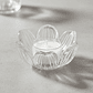 Portavelas De Vidrio Cristal Diseño Flor De Loto Decorat - Miniatura 6