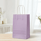 Bolsa De Papel Kraft Lila Con Asas 21x12x8cm Para Regalo - Miniatura 1