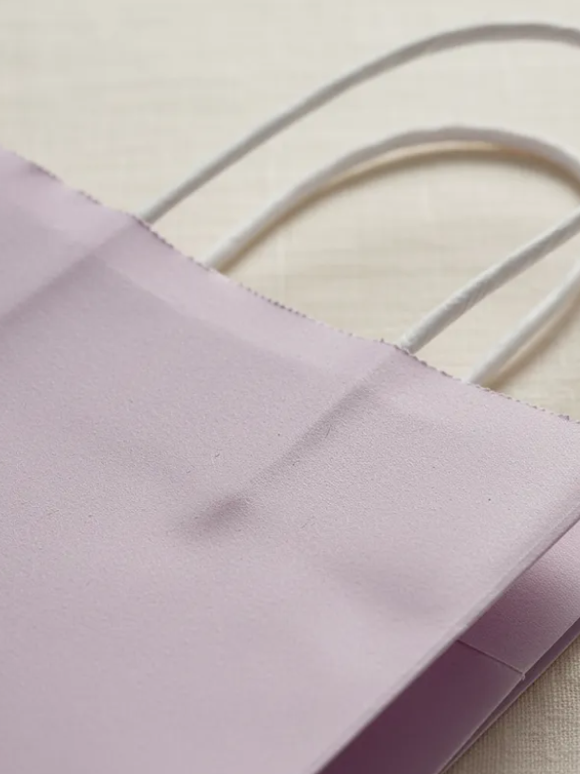 Bolsa De Papel Kraft Lila Con Asas 21x12x8cm Para Regalo 4