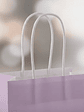 Bolsa De Papel Kraft Lila Con Asas 21x12x8cm Para Regalo - Miniatura 6