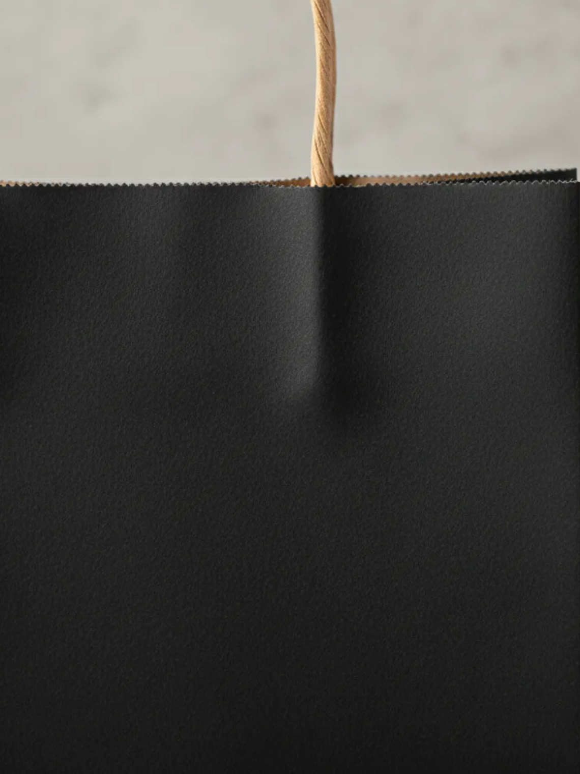  Bolsa Papel Kraft Negra Regalo Con Asa 21x12x8 Cm 4