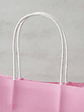  Bolsa De Papel Kraft Rosada Para Regalo - Miniatura 4