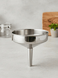 Embudo de acero inoxidable boca ancha 14 cm cocina - Miniatura 1