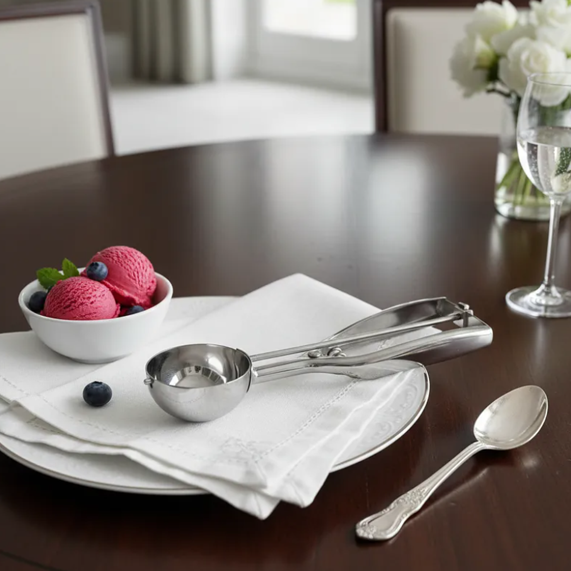 Cuchara porcionadora de helado acero inoxidable 21.5cm 1