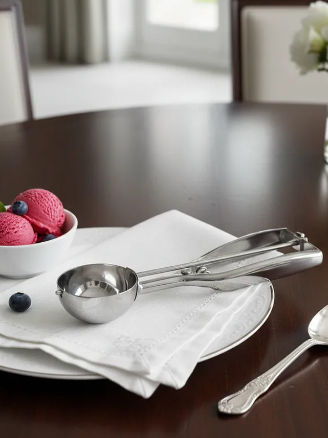 Cuchara porcionadora de helado acero inoxidable 21.5cm 1