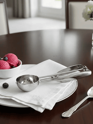 Cuchara porcionadora de helado acero inoxidable 21.5cm