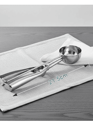 Cuchara porcionadora de helado acero inoxidable 21.5cm