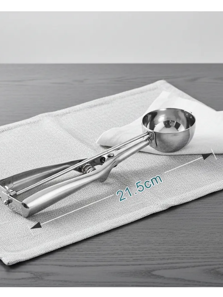 Cuchara porcionadora de helado acero inoxidable 21.5cm 2