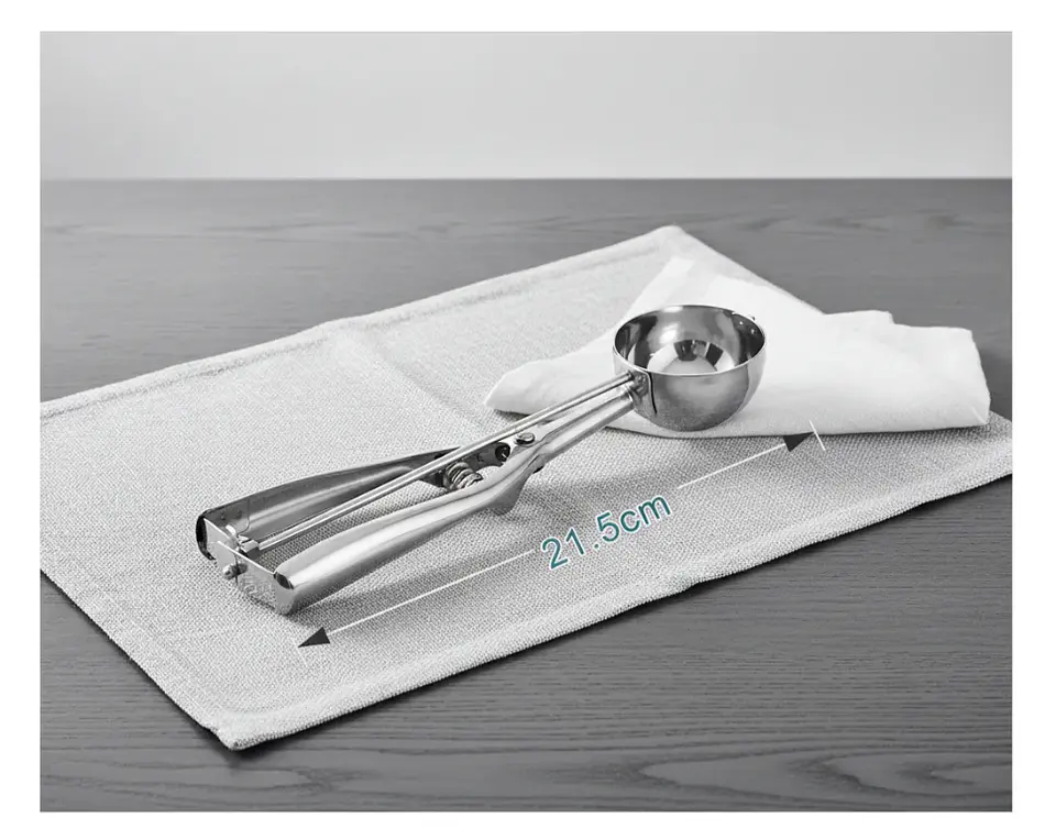 Cuchara porcionadora de helado acero inoxidable 21.5cm 2