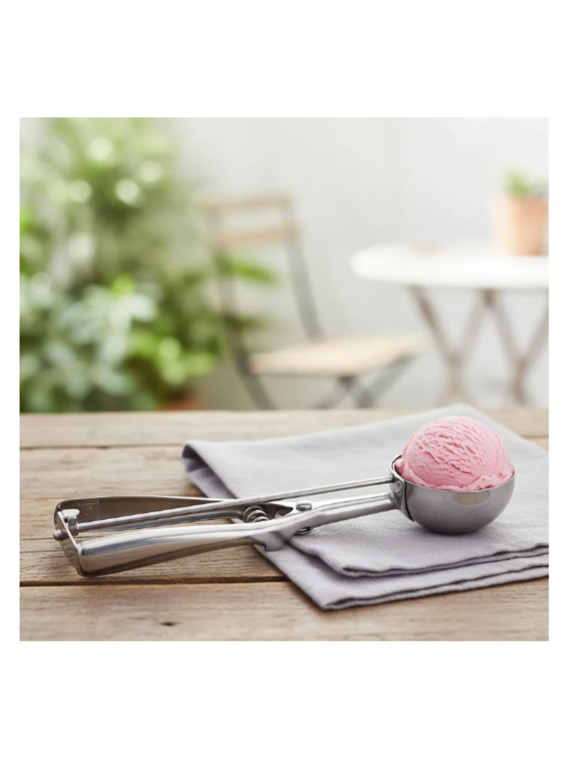 Cuchara porcionadora de helado acero inoxidable 21.5cm 5