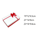 Set De Cajas Para Regalo Rojas Y Blancas Con Lazo Varios Tamaños - Miniatura 5
