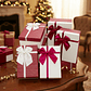 Caja de regalo rectangular con lazo 3 tamaños - Miniatura 1
