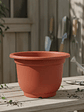 Macetero Plástico Redondo Terracota 27x19.5cm Para Plantas - Miniatura 5